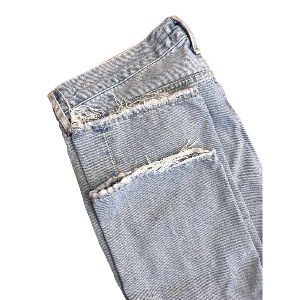 Agolde Light Wash Straight Leg Jeans - Picture 8 of 11